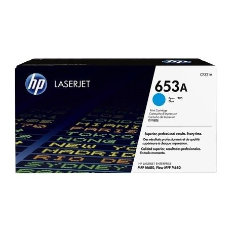 Toner Hp N°653A Cyan 16500 Pages